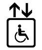 Lift with wheelchair width